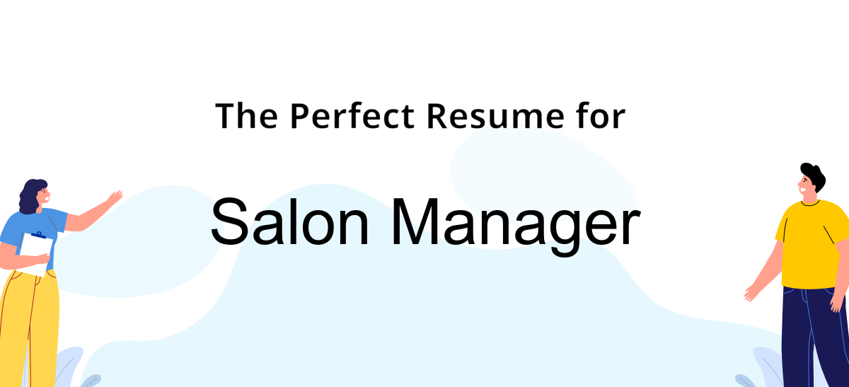 Resume for Salon Manager Positions